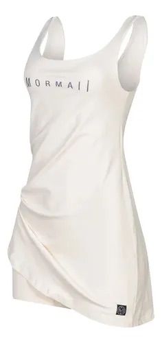 Vestido Macaquinho Duplo Mormaii Beach Tennis Vitoria Marchezini Off White